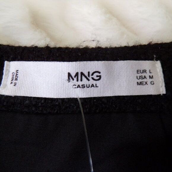 NWT MNG wool blend tweed skirt M - Picture 5 of 8